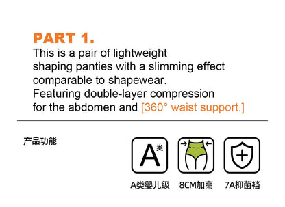 High Waist Tummy Control Shapewear Briefs for Women
