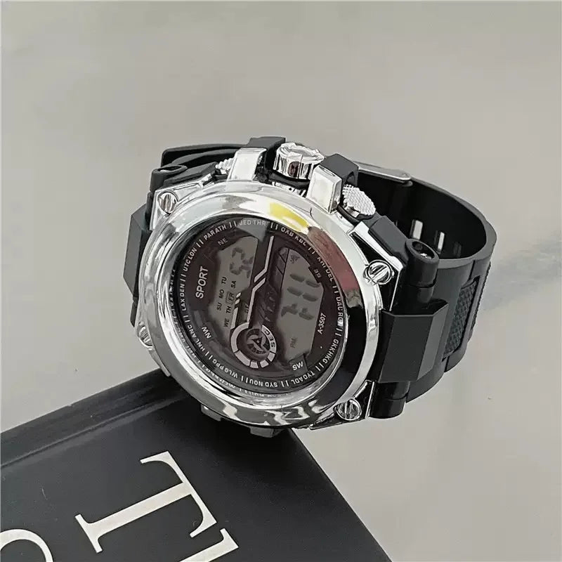 Men's Digital Sports Watch -LED Display