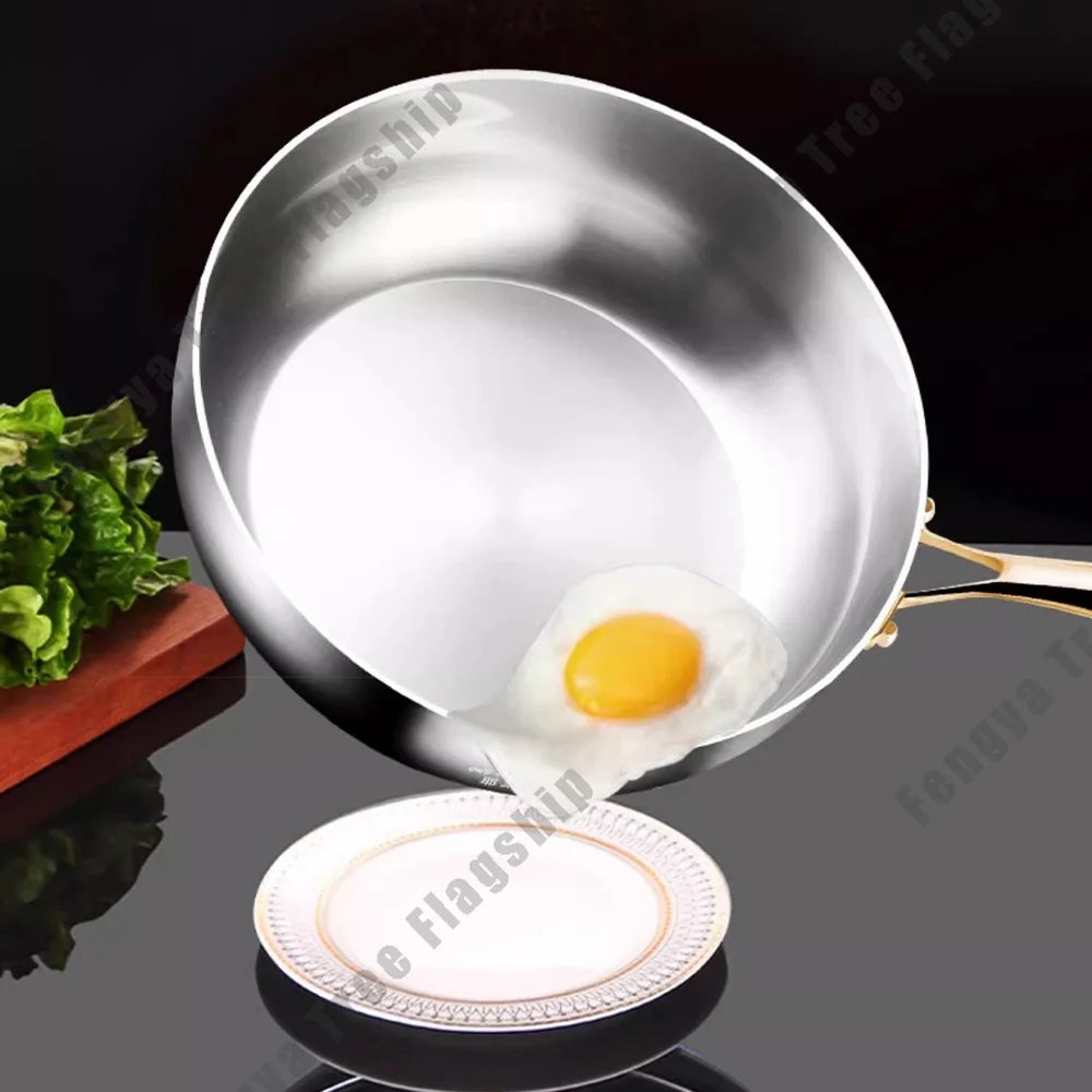 28cm Stainless Steel Non-Stick Frying Pan