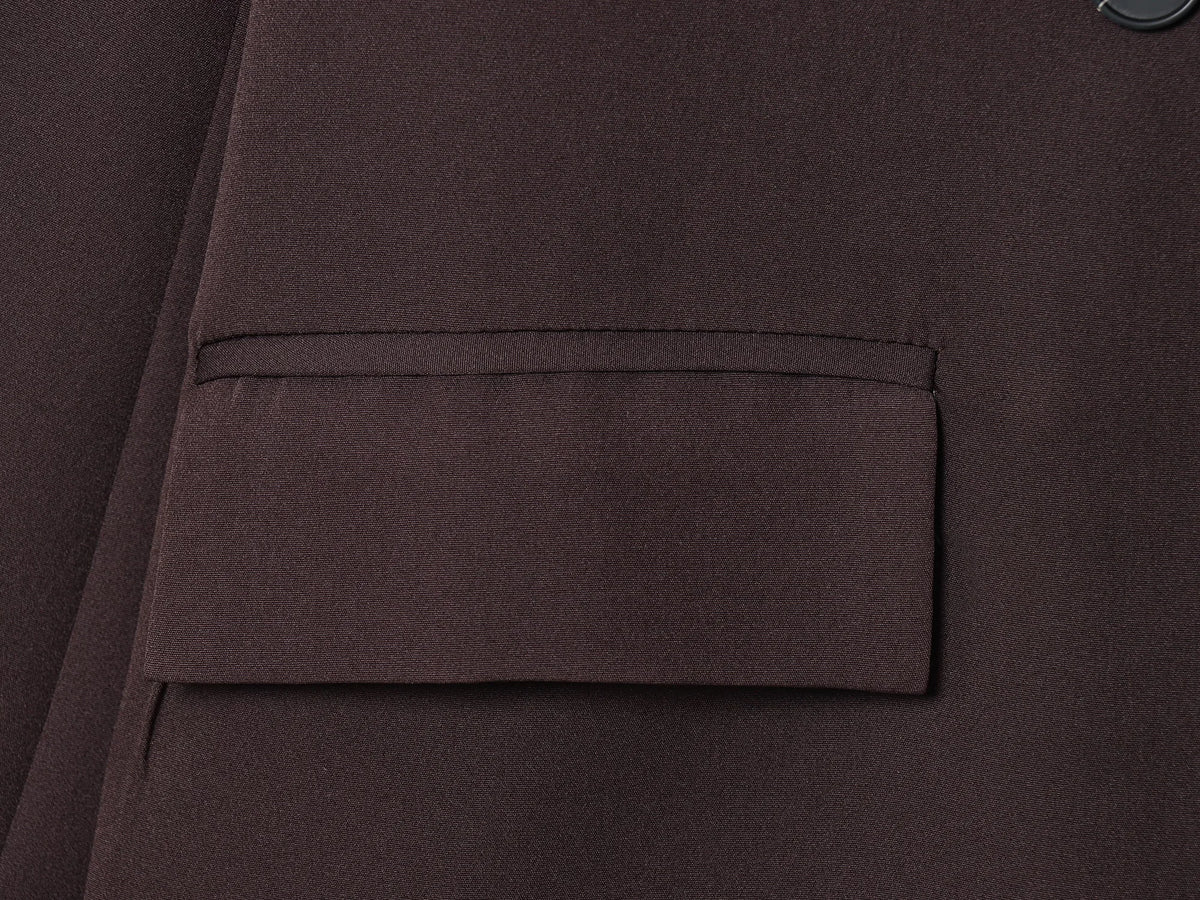 Elegant Double Breasted Blazer Coat for Women