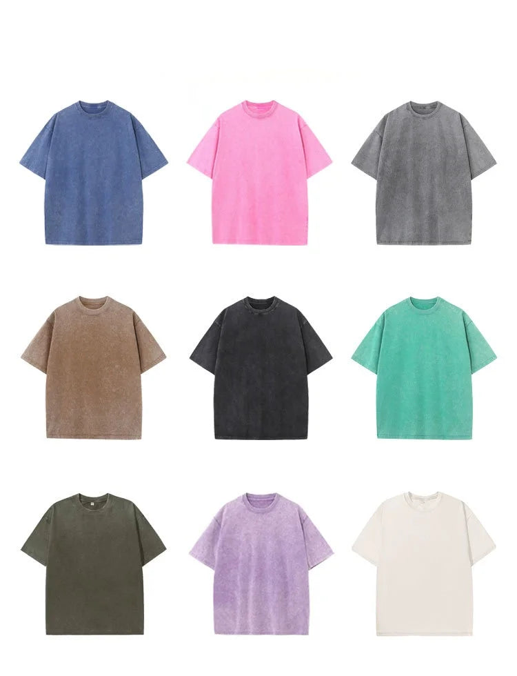 Vintage Cotton Short Sleeve T-Shirt for Women