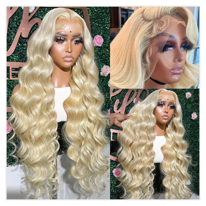 360 Lace Frontal Wig Honey Blonde Body Wave Human Hair