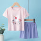 Children's Casual Joker Bear Print Pajama Set
