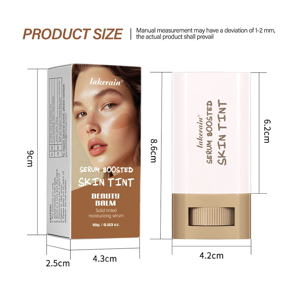 Skin Tint Stick Waterproof Tinted Serum Foundation