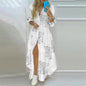 Bohemian Long Sleeve Printed Maxi Dress for Women
