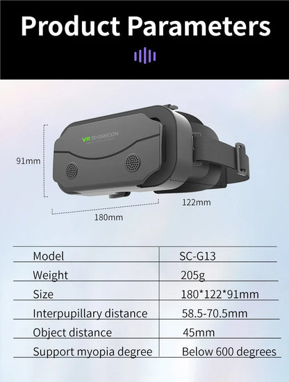 3D Virtual Reality Glasses Headset for Smartphones