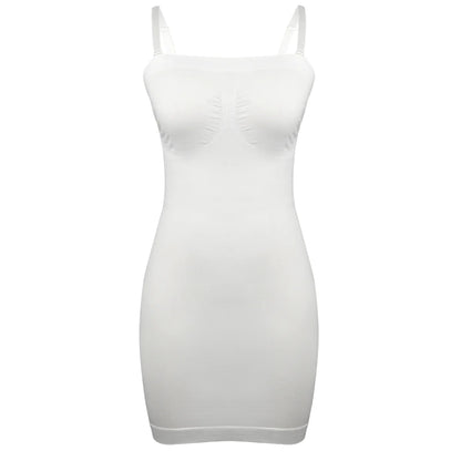 Strapless Shapewear Slip for Women Tummy Control Black Beige White