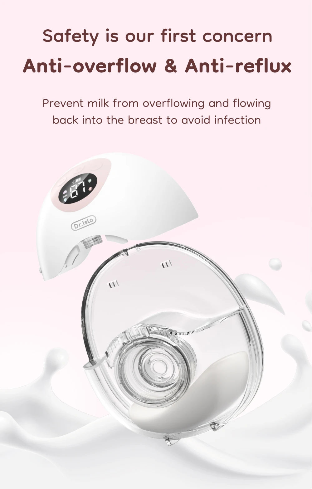 MAMIJOY Wearable Electric Breast Pump 2PCS BPA Free