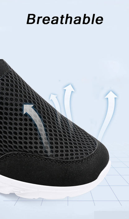 Lightweight Breathable Slip-On Men Casual Shoes Size 39-47