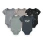 Kiddiezoom Cartoon Short Sleeve Baby Bodysuits 100% Cotton