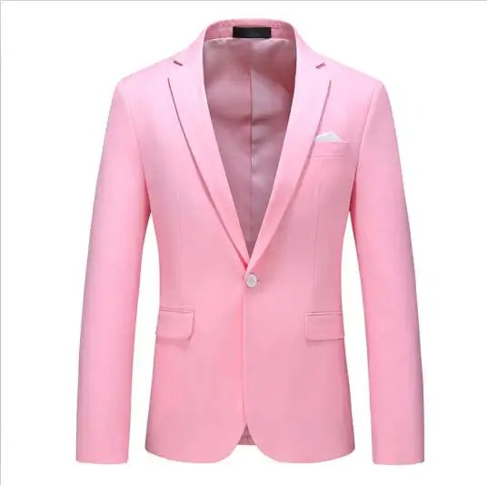 Bright Green Men's Blazer, Polyester Slim Fit Jacket