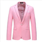 Bright Green Men's Blazer, Polyester Slim Fit Jacket