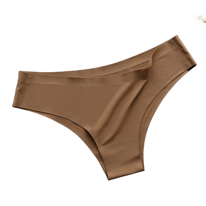 4PCS Seamless Brazilian Panties Cool Ice Silk Low Waist