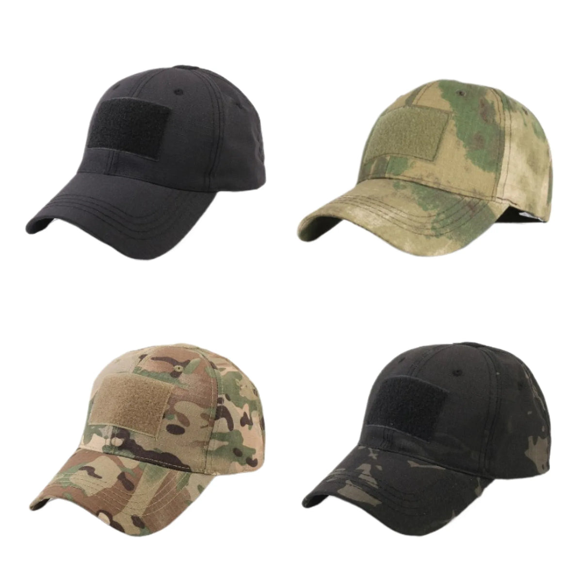 Adjustable Camo Baseball Hat for Outdoor Activities