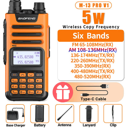 BaoFeng M-13 PRO V2 High Power Multi Band Walkie Talkie