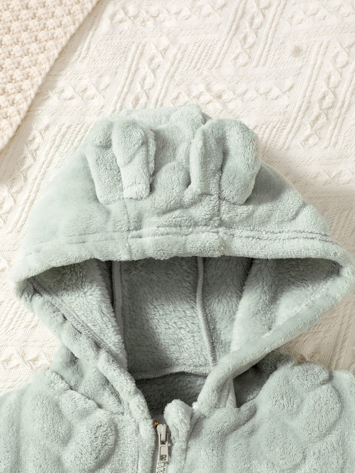 Plaid Hooded Romper for Baby Boys and Girls
