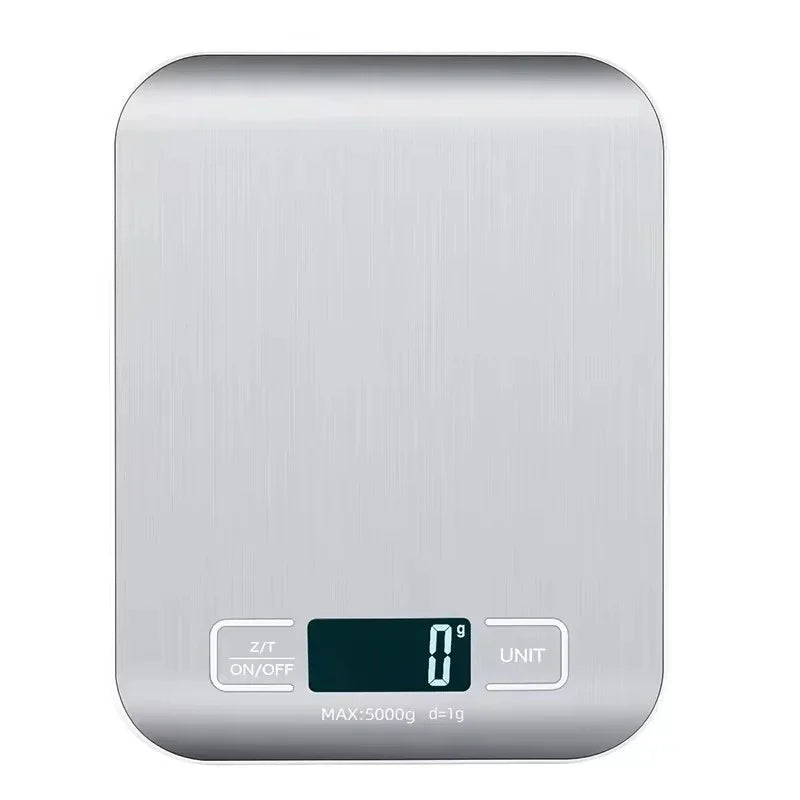 Digital Kitchen Scale Stainless Steel LED Display