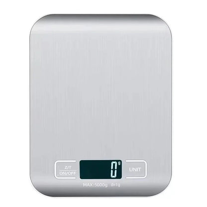 Digital Kitchen Scale Stainless Steel LED Display