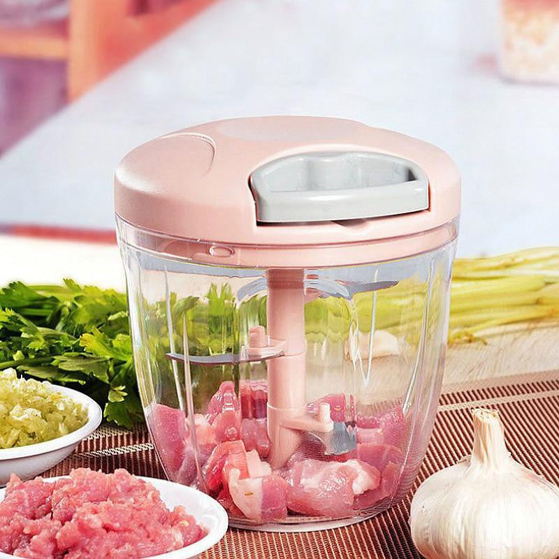 Manual Meat Mincer Garlic Chopper 500/900ML