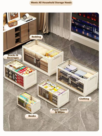 Large Capacity Plastic Folding Storage Cabinet