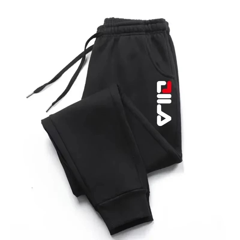 Men's Fleece Joggers with Drawstring for Casual Wear