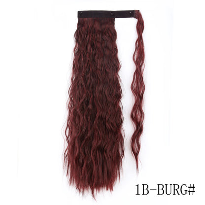 Long Straight Clip-in Ponytail Hair Extension Black