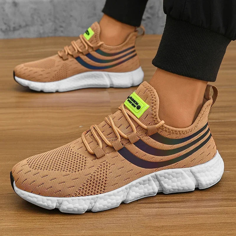 Men's Breathable Platform Running Sneakers
