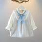 Plaid Cotton Long-Sleeve Baby Girl Dress