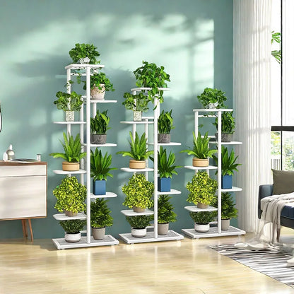 Iron Plant Stand Organizer with 6 Layers for Flowers