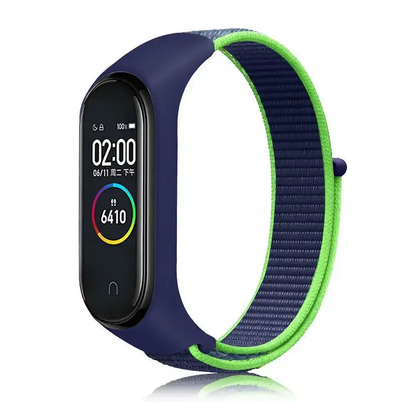 Nylon Adjustable Watchband for Xiaomi Mi Band 3 4 5 6 7