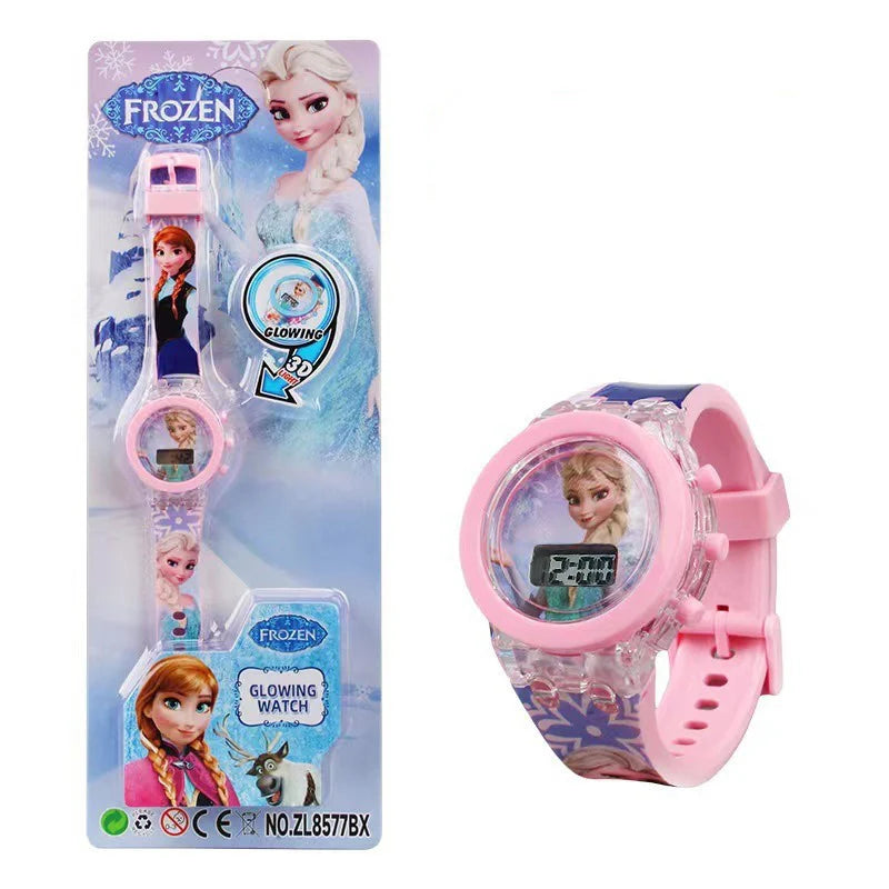 Frozen Mickey Kids Digital Watch with LED Light