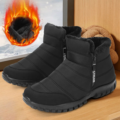 Men's Winter Zipper Snow Ankle Boots