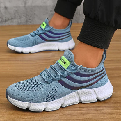 Men's Breathable Platform Running Sneakers
