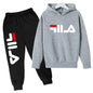 Kids Casual Sports Hoodie and Pants Set Polyester