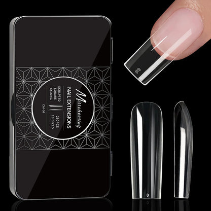 Soft Gel Full Cover Almond Fake Nails Box