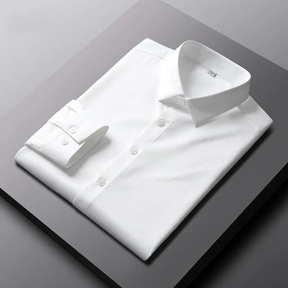 Men's Long Sleeved Solid Color Casual Shirt