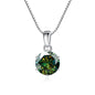 1 Carat Moissanite Pendant Necklace 925 Sterling Silver