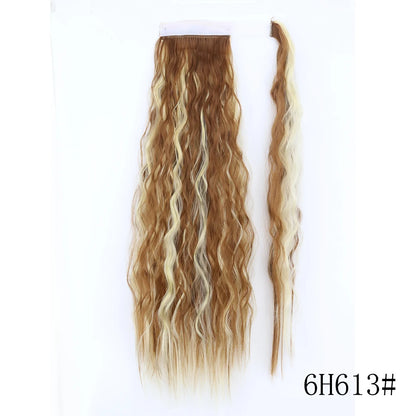 Long Straight Clip-in Ponytail Hair Extension Black