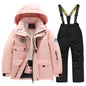 Winter Skiing Suit for Boys and Girls, Waterproof Polyester