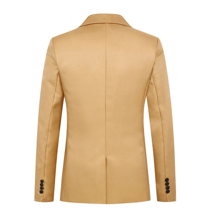 Men's Slim Fit Non-Ironing Casual Suit Jacket