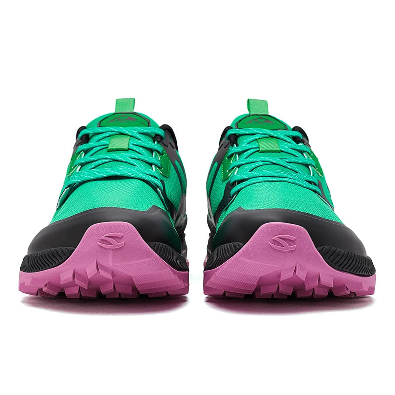 HOBIBEAR Hiking Sneakers Lace-Up Artificial Leather Shoes