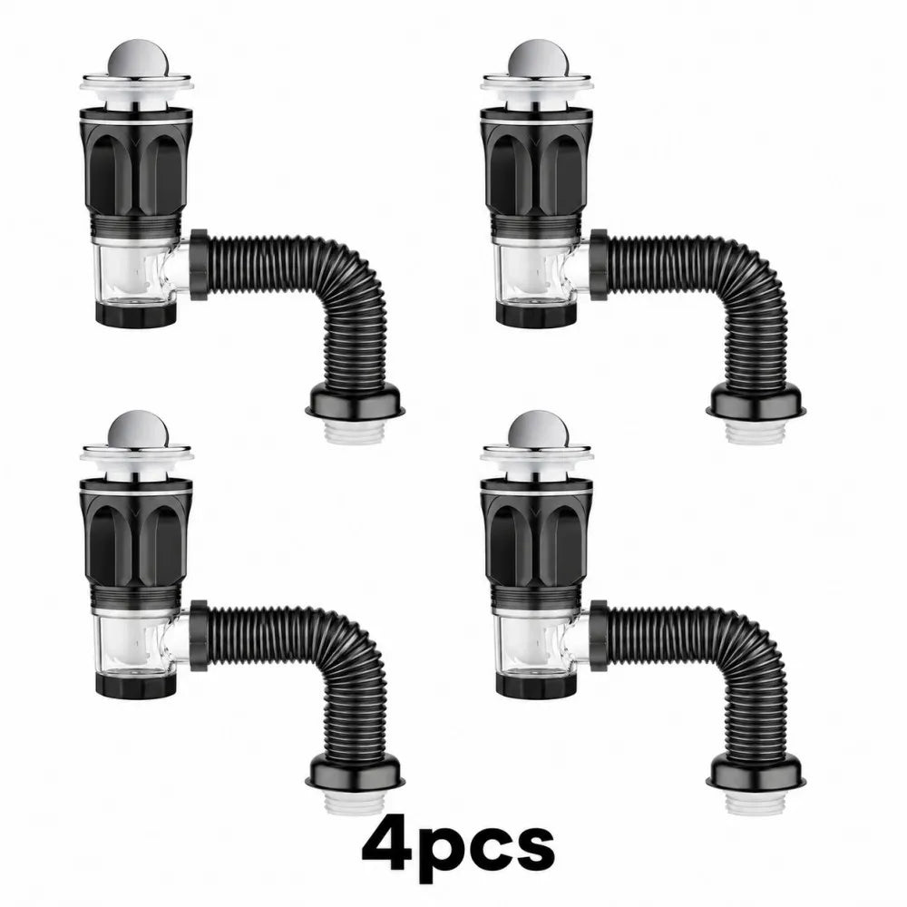 Kitchen Sink Drain Kit ABS and Stainless Steel