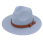 Straw Panama Sun Hat for Women Beach Leisure