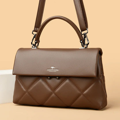 Women's Soft Leather Crossbody Handbag