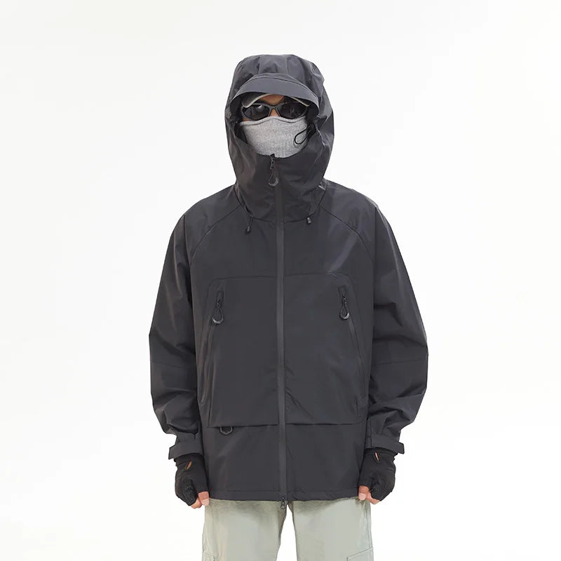 CHRLCK Waterproof Hiking Jacket Unisex Spring Autumn