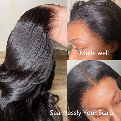 180% Density Brazilian Human Hair Lace Front Wig