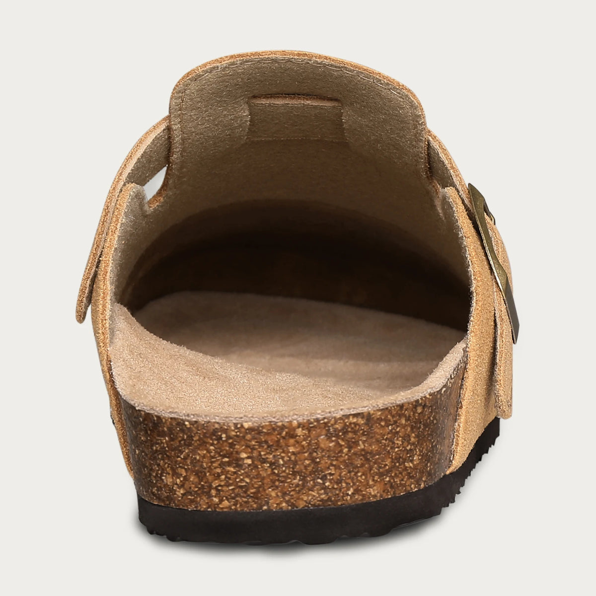 Comwarm Women's Suede Mules Slippers with Cork Insole