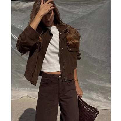 Women's Slim Warm Jackets with Big Pockets