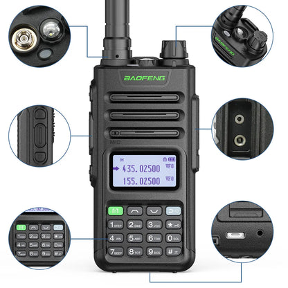 BaoFeng M-13 PRO V2 High Power Multi Band Walkie Talkie