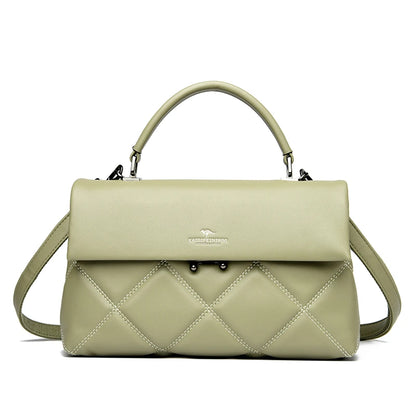 Women's Soft Leather Crossbody Handbag